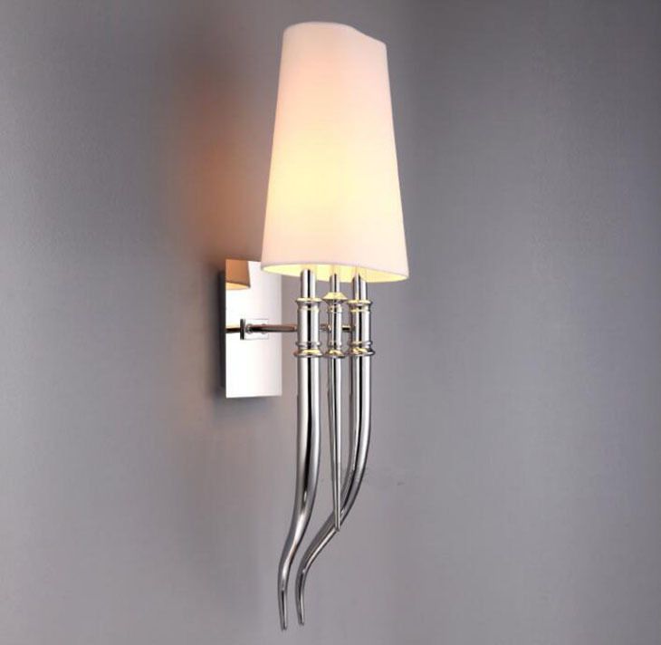 Бра Crystal Light Brunilde Ipe Cavalli H92 Silver/Black 32*32*32 см, 2*E27*60W, ImperiumLoft 44.198, Серебристый