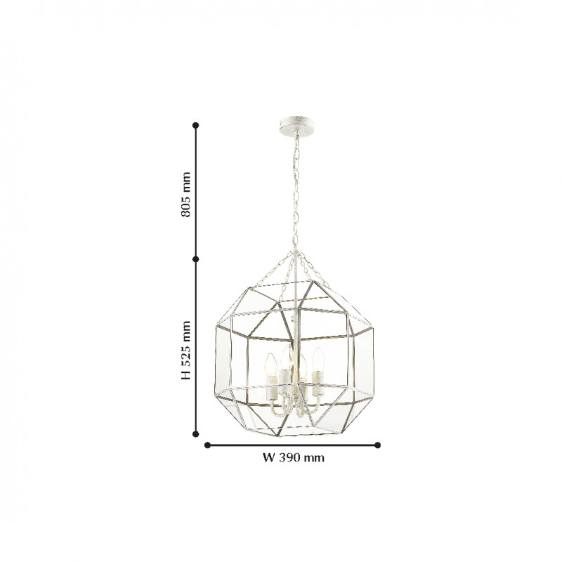 Подвесная люстра Favourite Quadratum 1948-1P, L275*W275*H400/1190, окрашенное золото