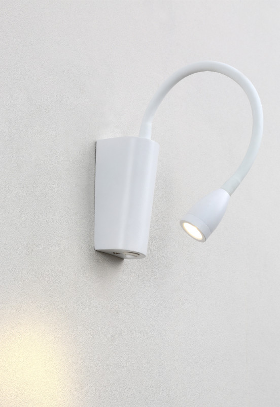 Бра 4*6 см, 1*3W, 3000K, Crystal Lux CLT 213W WH Белый
