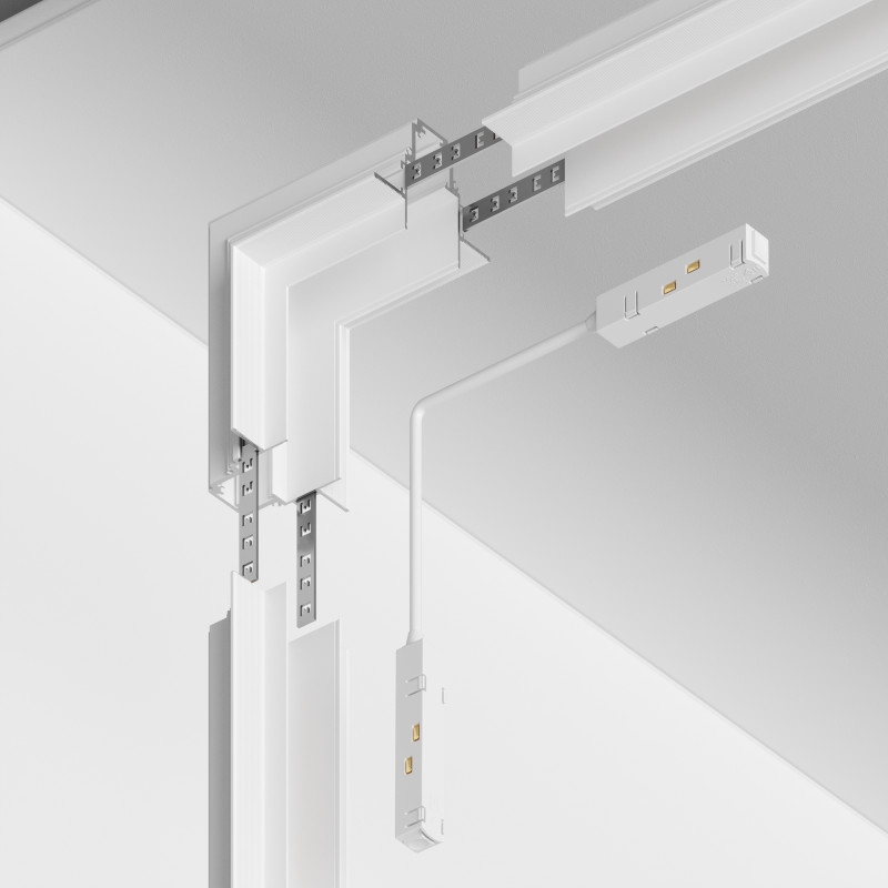 Комплектующие для встраиваемой трековой системы Maytoni Technical Magnetic track system S35 TRA004ICL-22W белыйIP 20