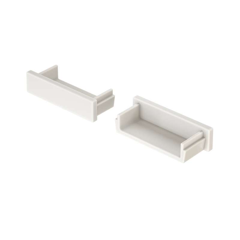 Комплект заглушек (для профиля ALM002S-2M) 10 шт.  6*24*10 мм Maytoni Led strip Хром ALM002EC
