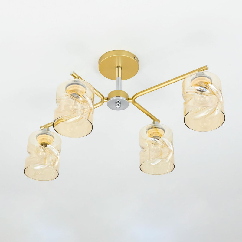Люстра Citilux Клод CL137142 золото