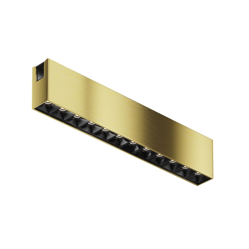 Трековый светильник Points Flarity 4000K 12Вт 40°, 23,2*2,4-4,85 см, LED*12W, Maytoni TR150-1-12W4K-M-BS, Латунь