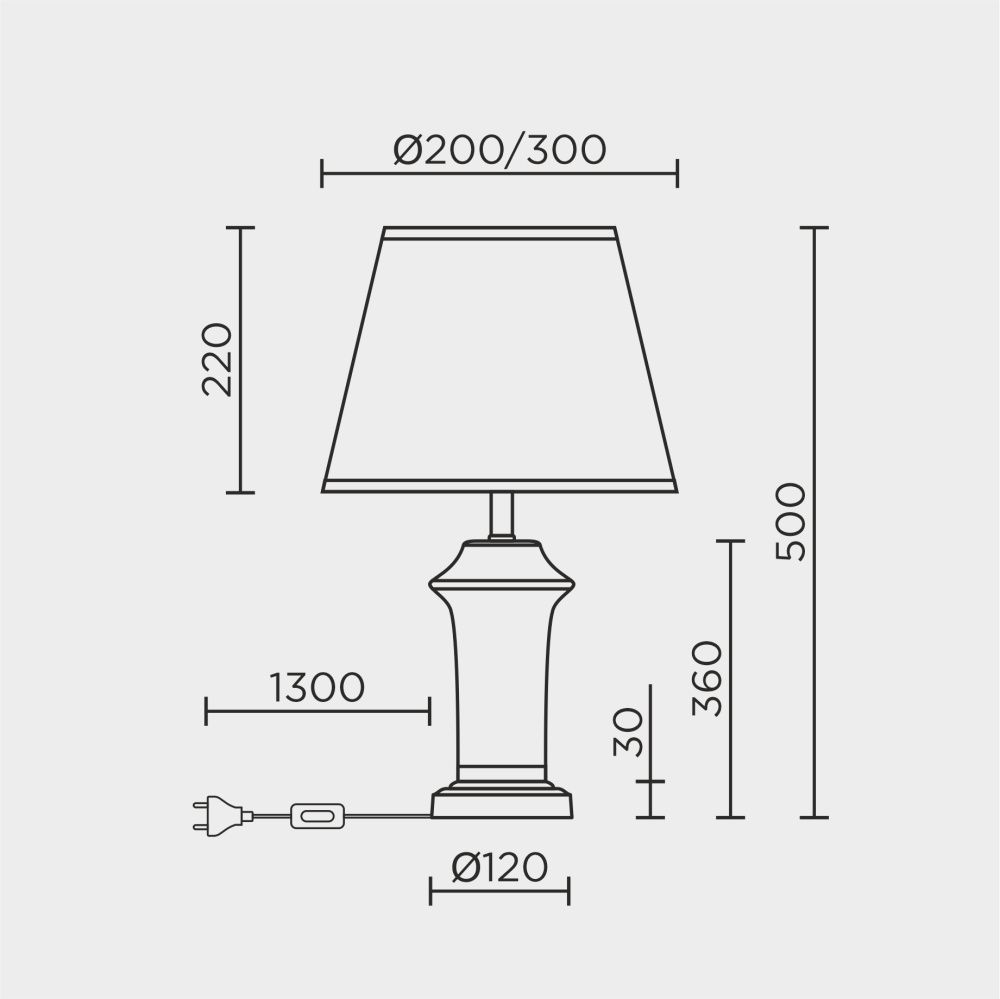 Настольный светильник MODELUX ML.6211.01TL WH