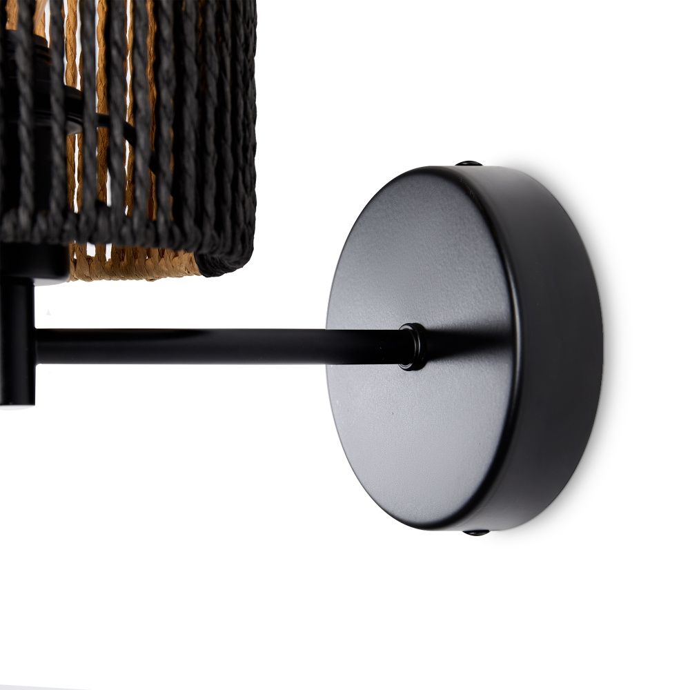 Бра 20*12*-22 см, 1*E14*40W, Freya Тессо / Tesso FR5574WL-01B, Черный