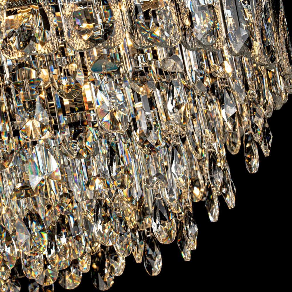 Подвесная люстра 60*105 см, 12*Е14, 25 м2 MODELUX ML.7220.600 CR хром