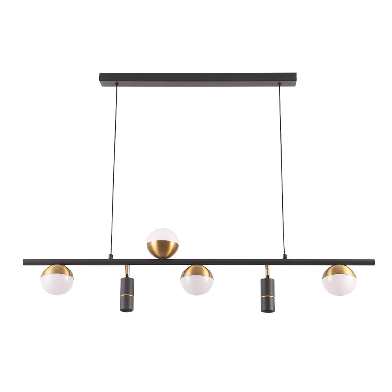 Светильник 100 см, 26W, 4000K, Crystal Lux CLT 047C6 L1000 BL-GO, черный-золото