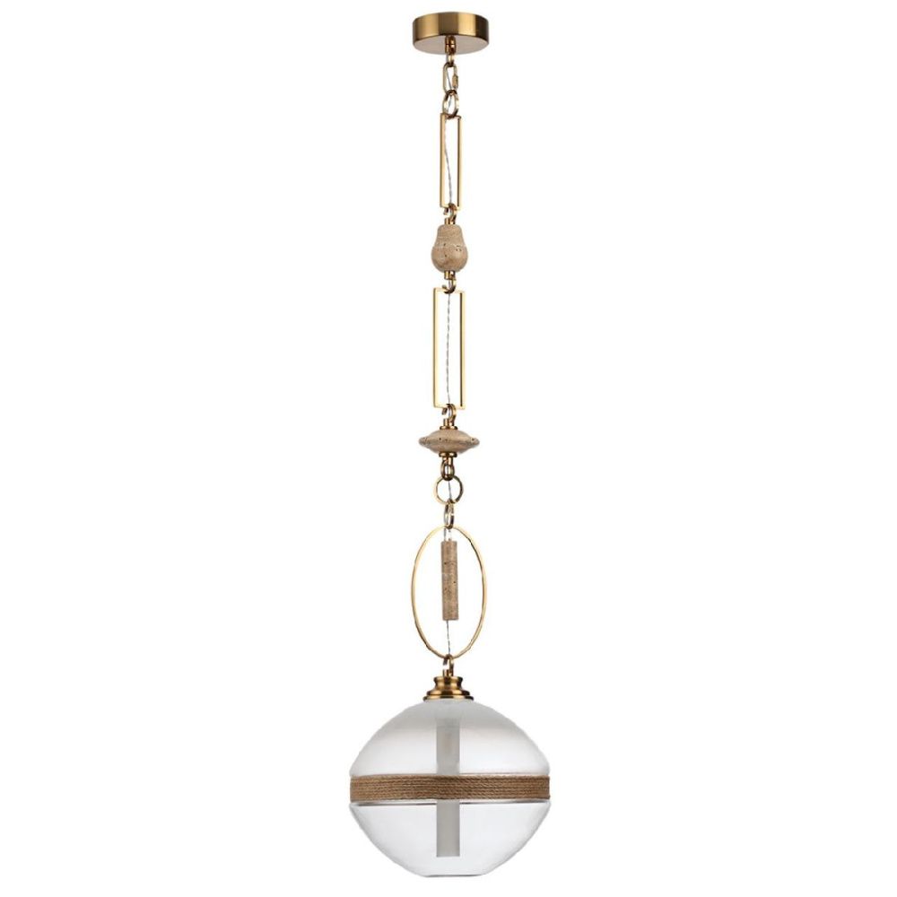 Подвесной светильник 26 см, Odeon Light Pendant Krema 5441/1C, латунь