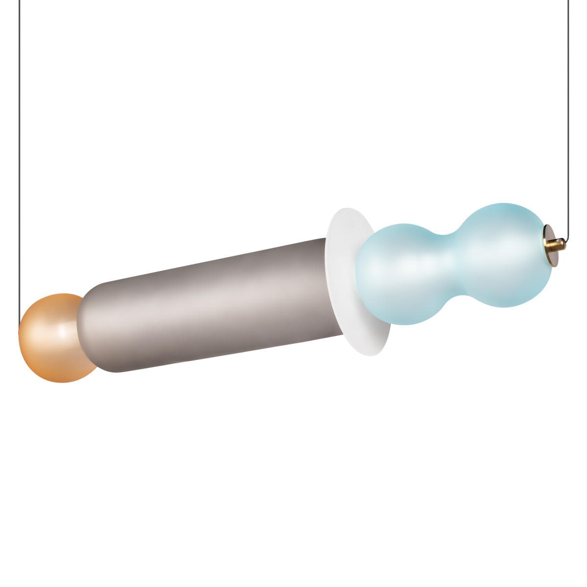 Светильник 62 см, 16W, 3000K, Loft It Lollipop 10239P/G, золото