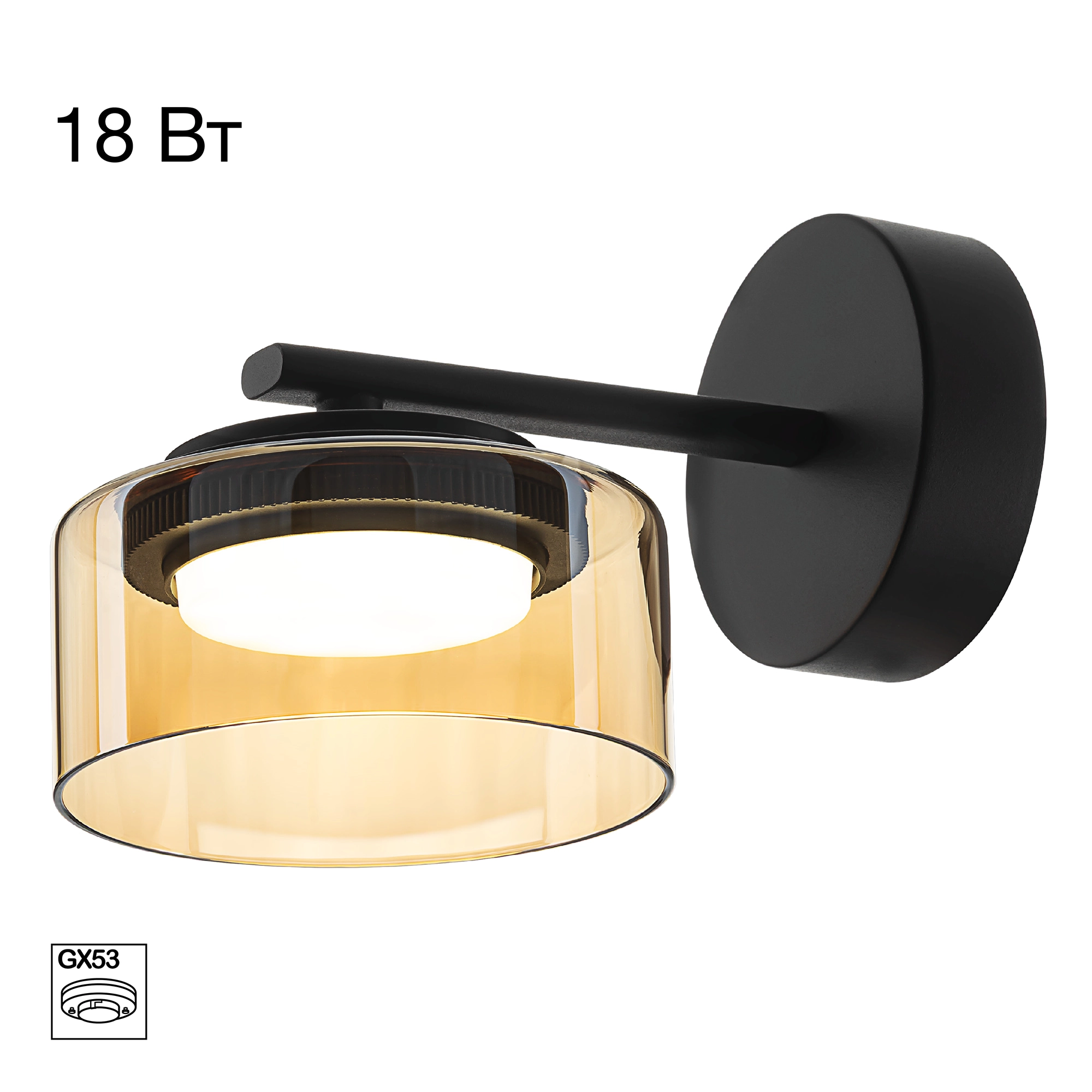 Светильник 15 см, Citilux ESPACE CL243311, черный