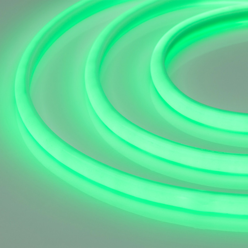 Светодиодная лента RTW-5000PWT 24V Green 13mm (2835, 180 LED/m, High Temp) (Arlight, 14.4 Вт/м, IP68) 026164(1)