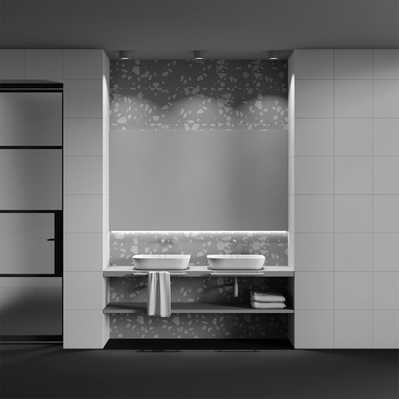 Влагозащищенный светильник 10,5*10,5*7 см, LED, 10W, 3000К, Maytoni Technical Hydra C090CL-10W3K-W белый