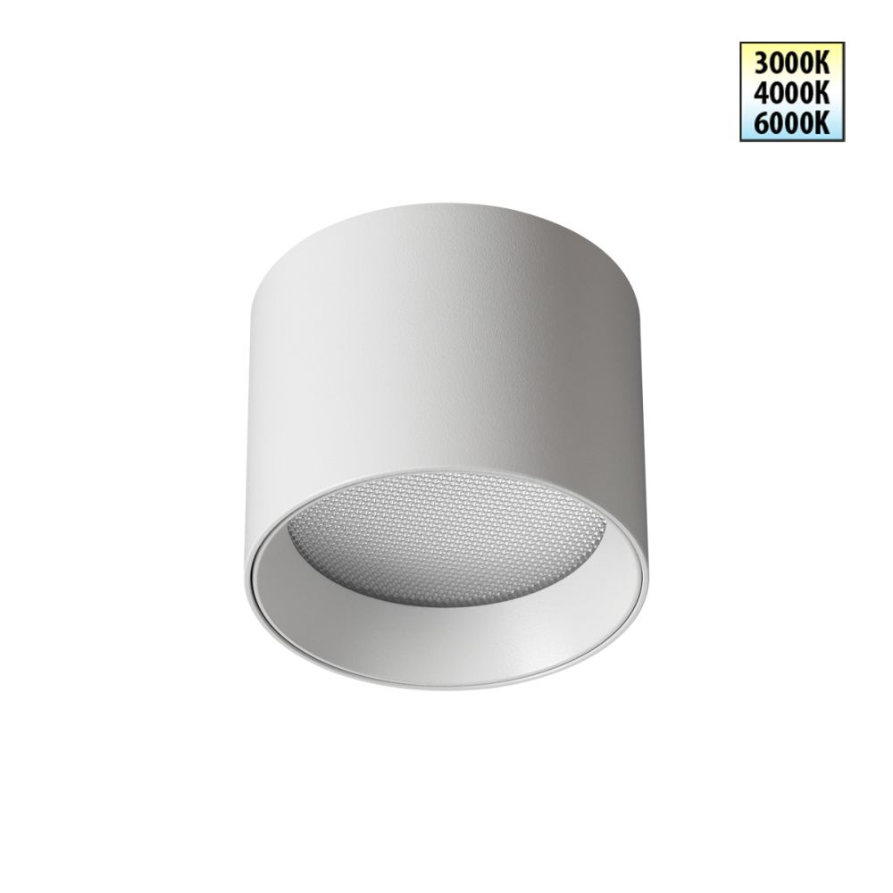 Светильник накладной светодиодный 8 см, 6W, 3000-6000K, Novotech 359592, белый