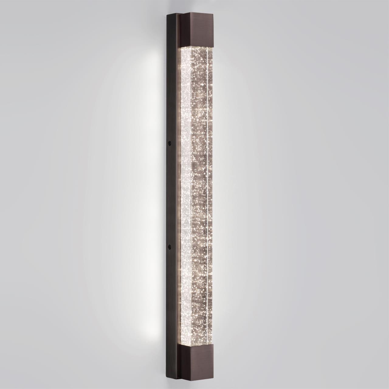 Бра 5,9*5,5*56 см, 1 LED*12W, 3000 К, Odeon Light Mirada, черный 6680/12WL