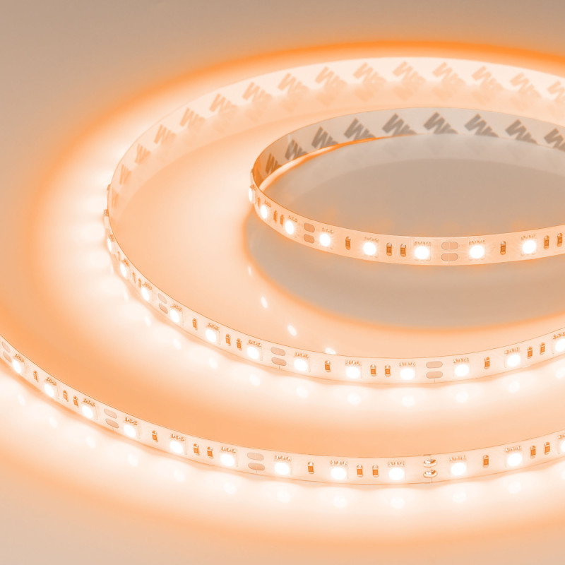 Лента RT-B60-10mm 12V Orange (14.4 W/m, IP20, 5060, 5m) (Arlight, Открытый) 015972(2). Цена указана за 5 метров. Продается кратно 5 метрам.