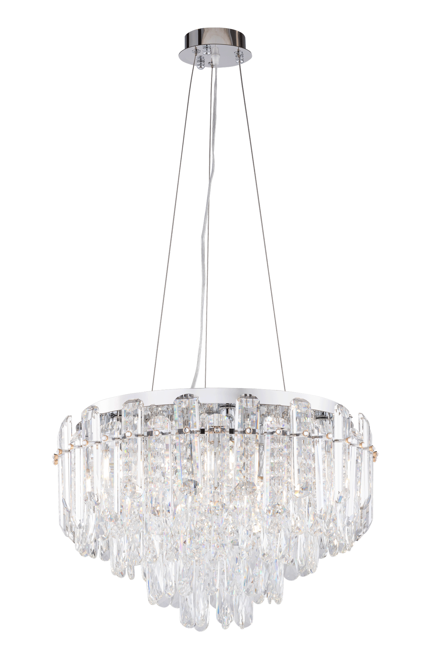 Люстра  500*330-1300, 9*E14, 40W Sfera Sveta Хрусталь (Эконом) 1002R-500*H330 CR, Хром
