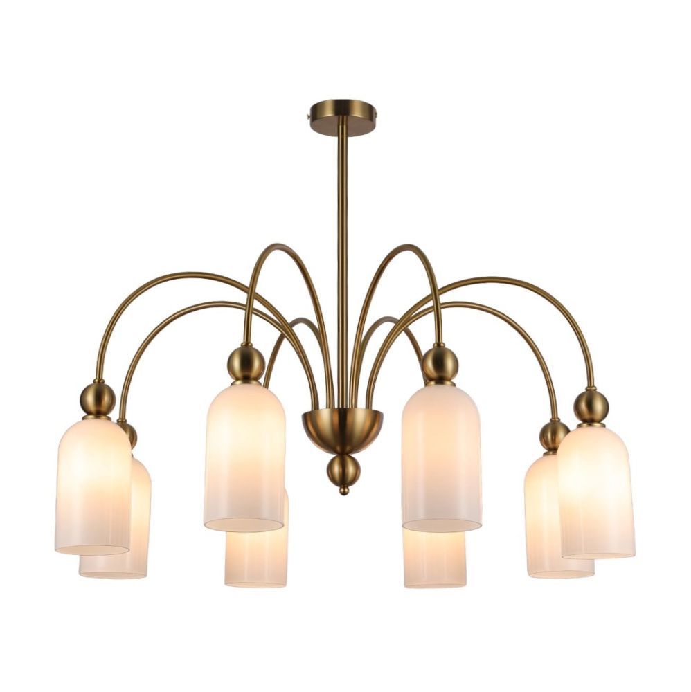 Люстра 82*82*53 см, 8*E14 Gerhort G11064/8COP WT, Медь