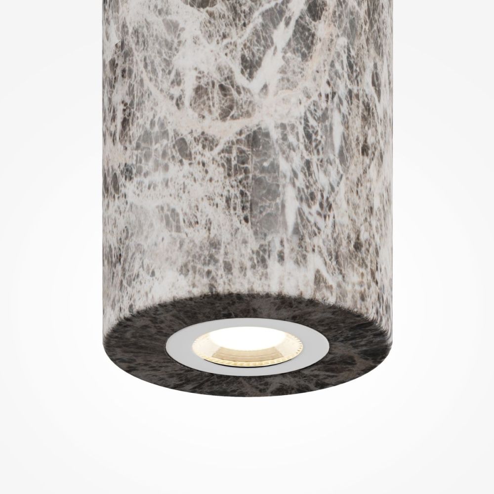 Подвесной светильник 6 см, 5W, 2700-4000K, Maytoni Basic Texture MOD461PL-L5GRK, черный-мрамор