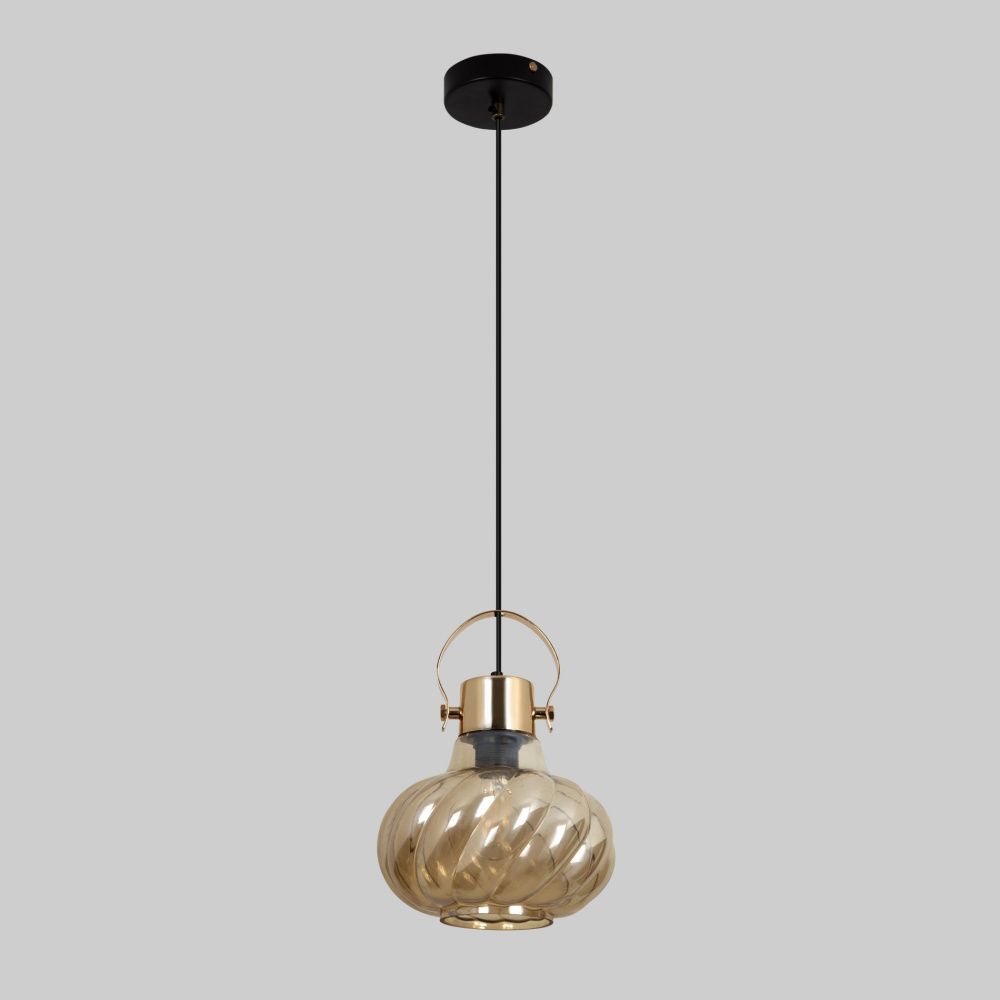 Подвесной светильник 22*22*104 см, Е 27 1x60W, Черный, Золото MODEMODERN MD.1189.220 BR