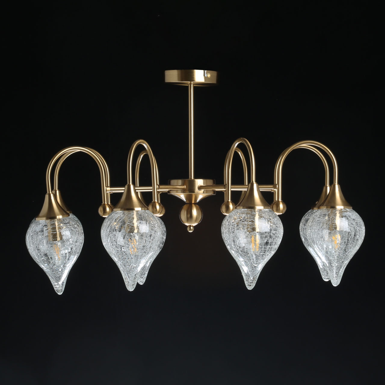 Люстра 76*45 см, 8*E14 античная бронза MW-Light Аманда 481014708