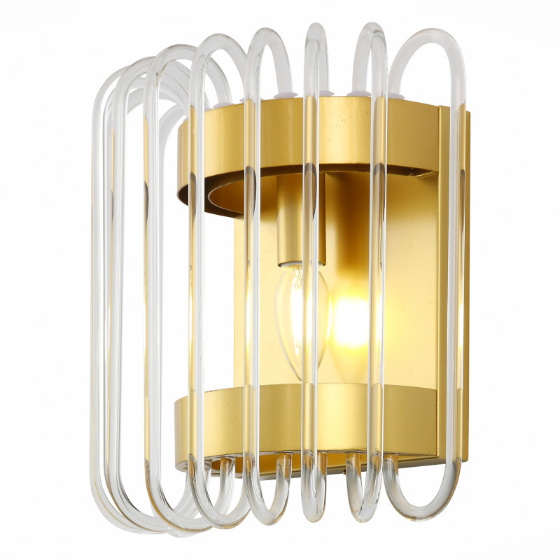 Бра 30 см, 40W, ST LUCE GROSSETO SL1228.201.01 Золотистый