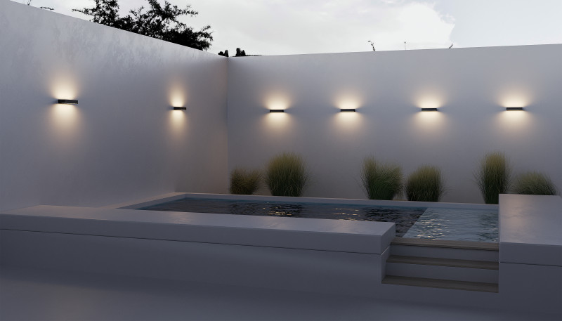 Бра 12*30 см, LED 20W, 3000К, Графит Maytoni Lot O428WL-L20GF3K
