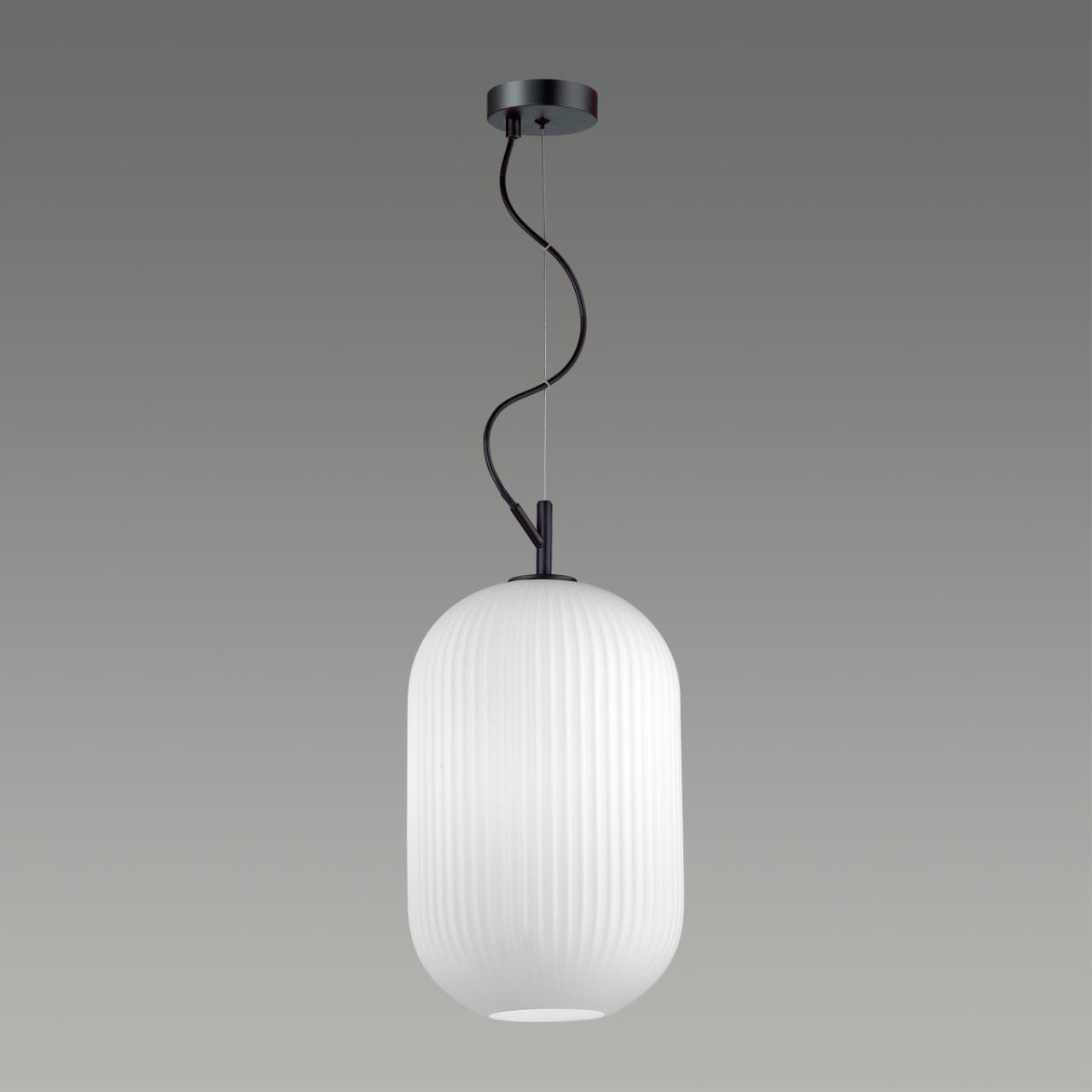 Светильник подвесной Roofi 4752/1 Odeon Light, диаметр 25 см, черный
