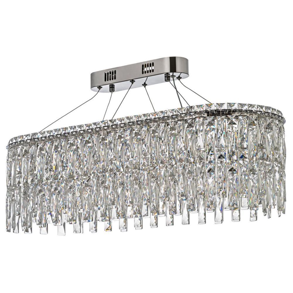 Люстра подвесная ** см, Led лента*LED*100W, 3000/6000K, Arti Lampadari Ovindoli Nickel Ovindoli L 1.5.80x30.100 N, Никель