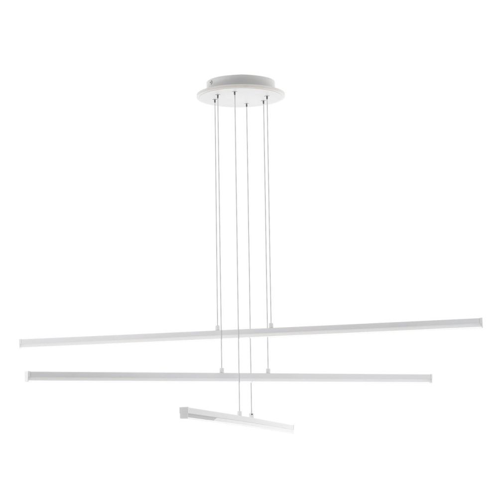 Люстра подвесная с пультом 120*13/120 см, LED 110W 3000-5500K Citilux Trent CL203730 белый