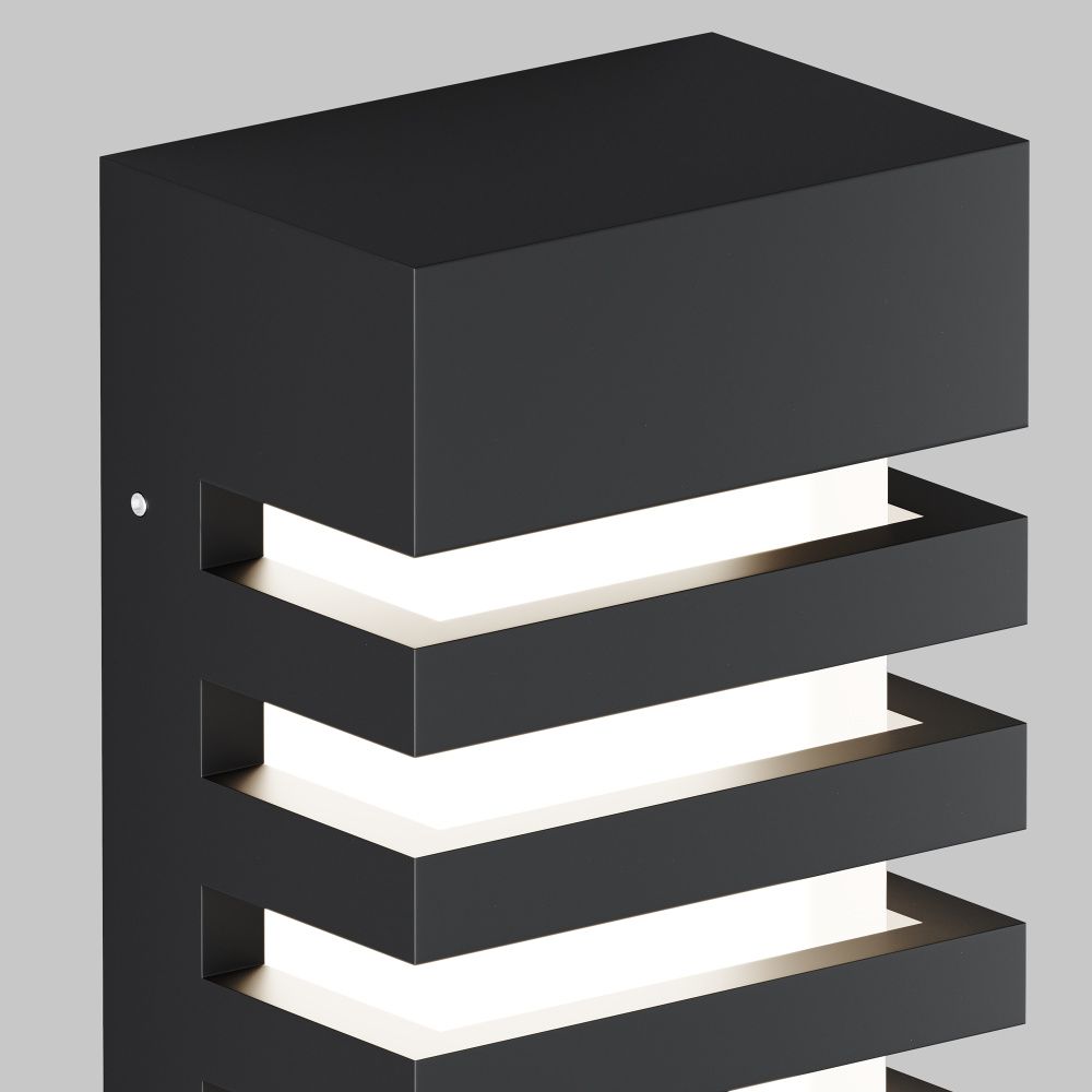 Бра 12*8,3-24,4 см, 1*E14*40W, 0K, Maytoni Remsa O034WL-01B, Черный