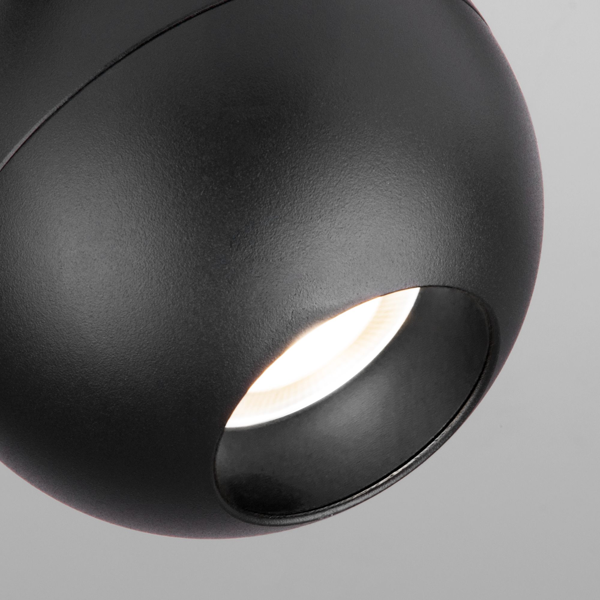 Трековый светодиодный светильник для однофазного шинопровода Ball Черный 12W 4200K LTB77 Elektrostandard