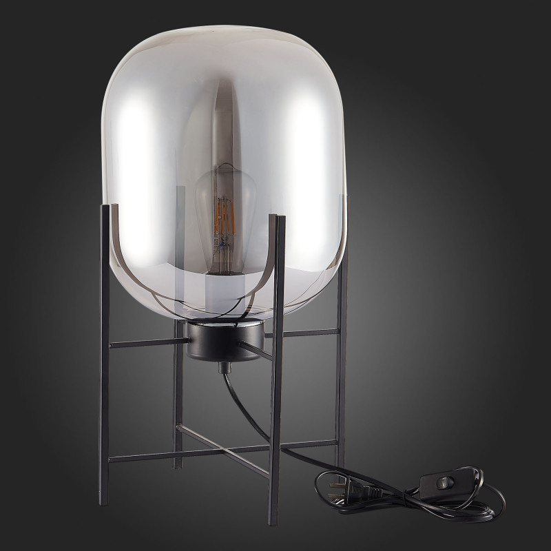 Настольная лампа 1*E27*40W, St Luce Burasca SL1050.704.01, черный