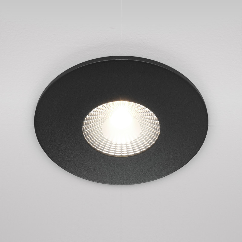 Светильник 9 см, 7W, 4000K, Maytoni Downlight Zen DL038-2-L7B4K, черный
