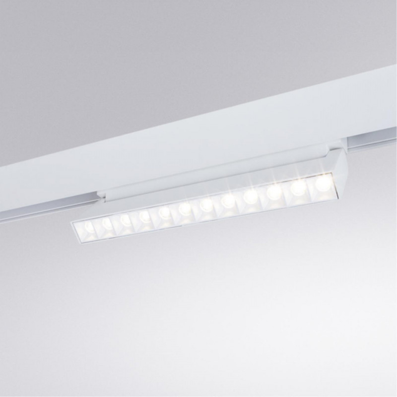 Трековый светильник 21,9*2,2 см, 1*LED*12W, 4000К, Arte lamp Linea Белый A4668PL-1WH