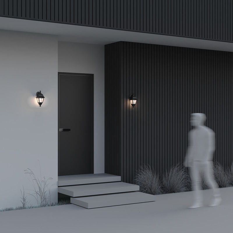 Уличный настенный светильник Maytoni Abbey Road O003WL-01B, черный