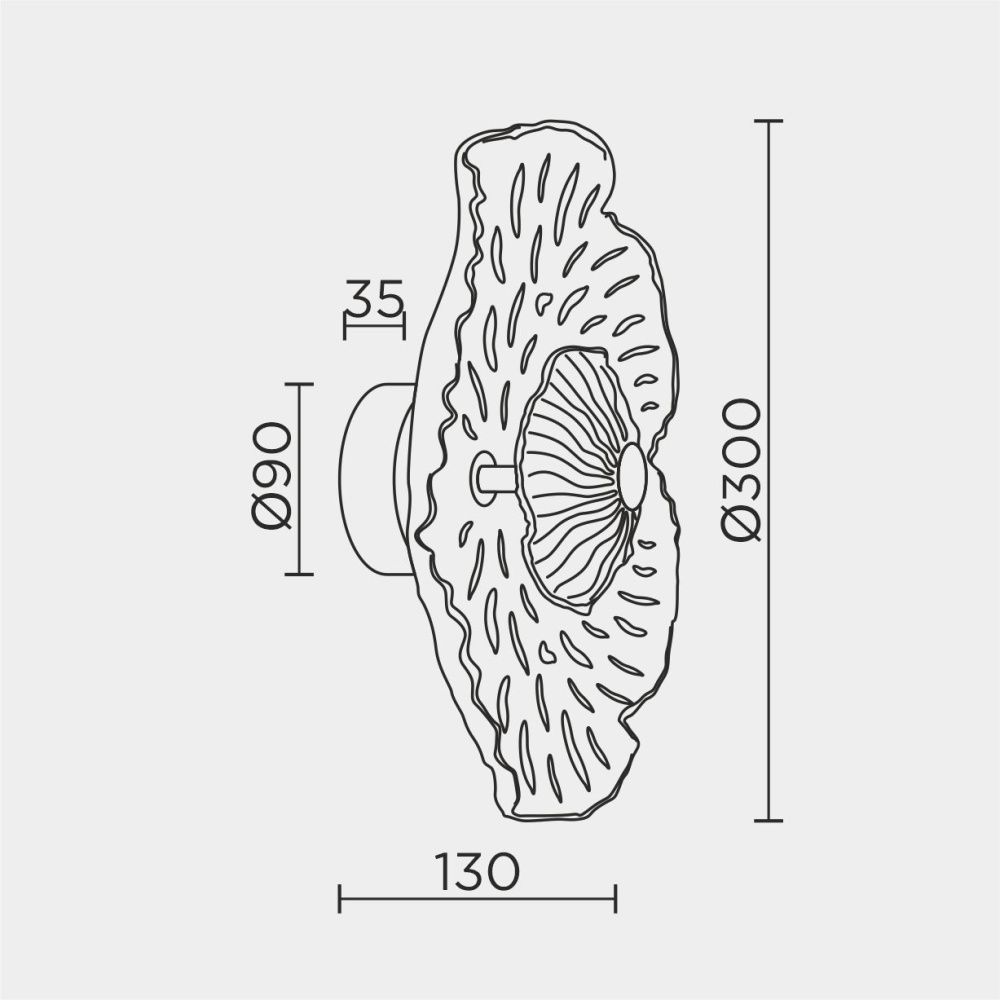 Настенный светильник MODESTYLE MS.1525.300