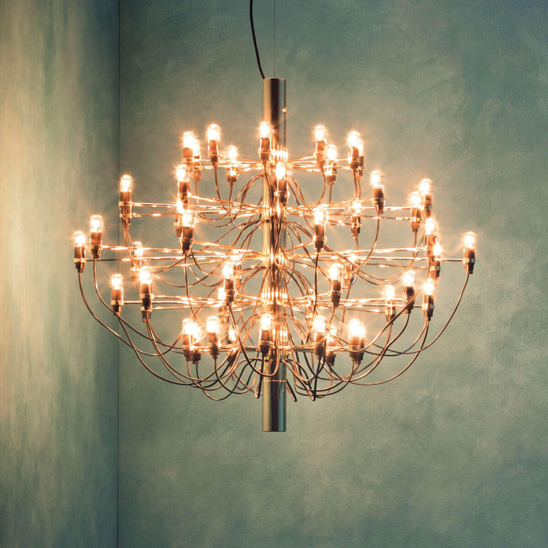 Светильник 100 см, Loft It 10196/1000 Chrome, черный-хром