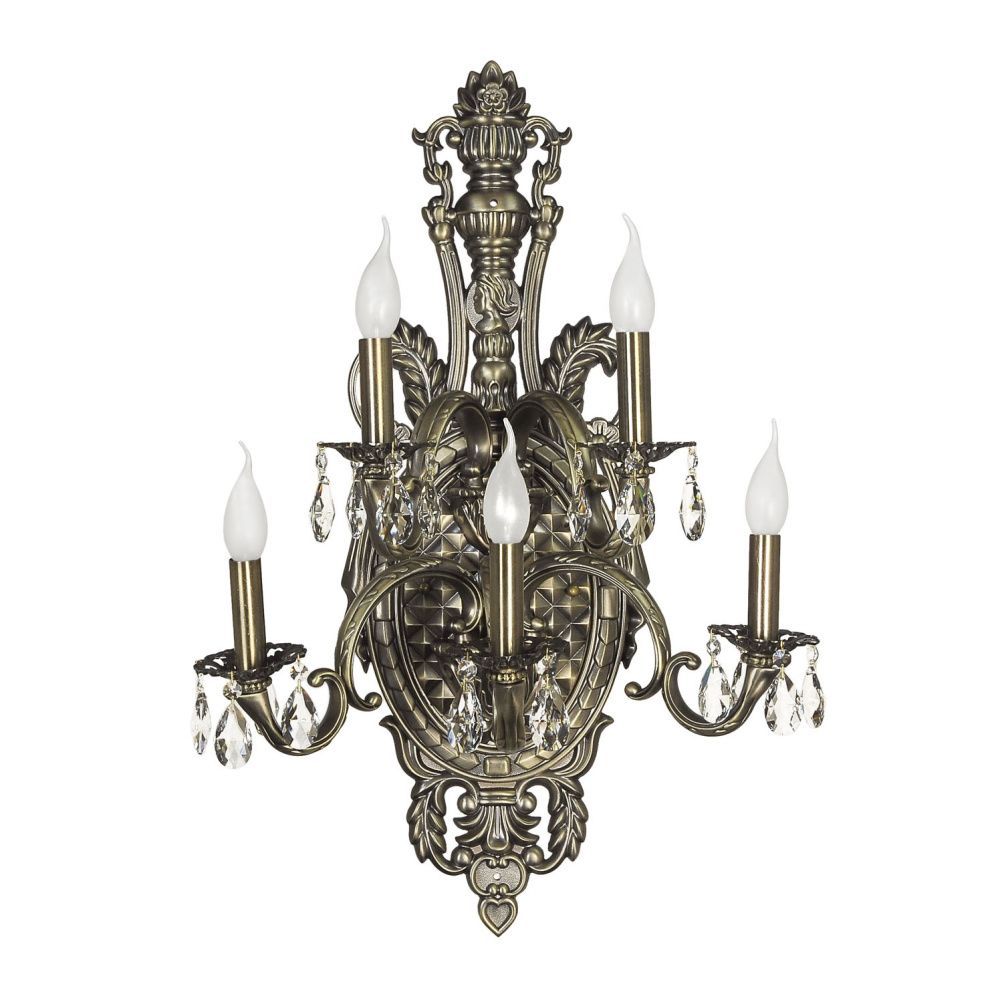 Бра *40*74 см, 5*E14*40W, Dio D`arte Lido Antique Lido E 2.1.5.600 A, Бронза