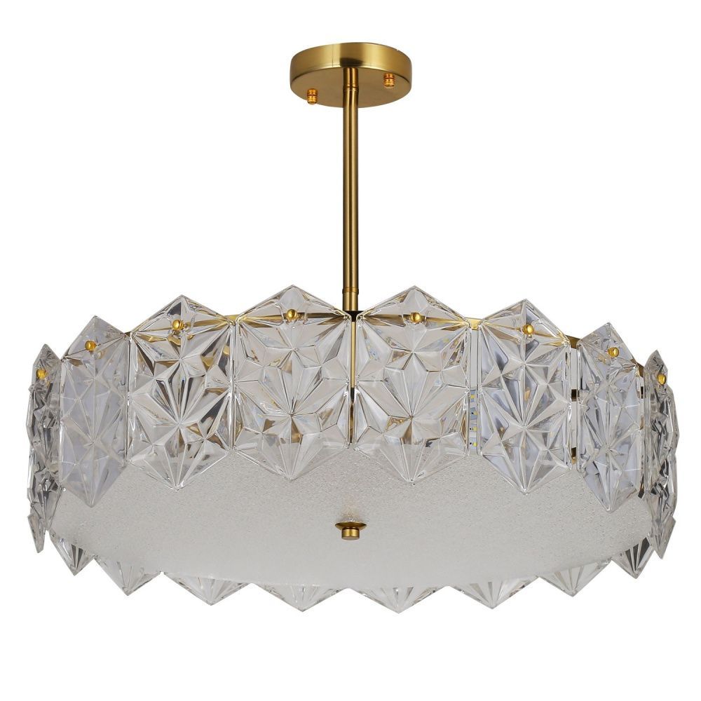 Люстра 60*60*49 см, 9*E14 Gerhort G22036/9COP+CL, Медь