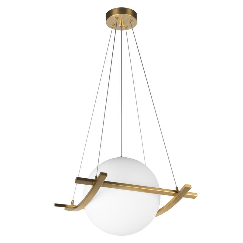 Подвесной светильник 38*38*-27,5 см, 1*E27*40W, LOFT IT Swing 10424/250, бронзовый