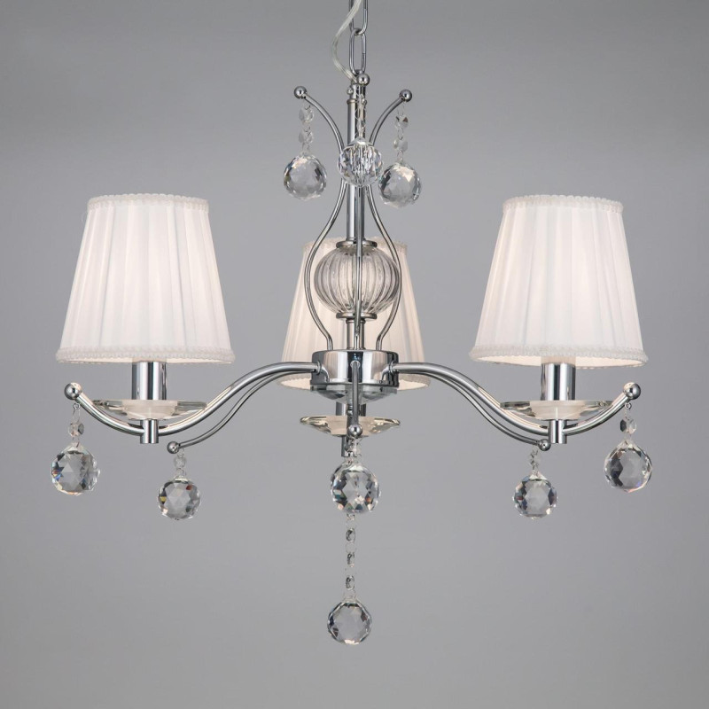 Подвесная люстра Citilux CL438131 Шелли, хром, диаметр 55см