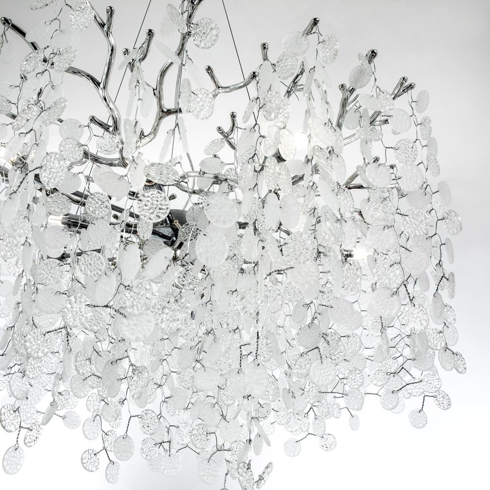 Подвесная люстра 76*76*140 см, G9 10xG9W, Хром MODESTYLE MS.2113.760