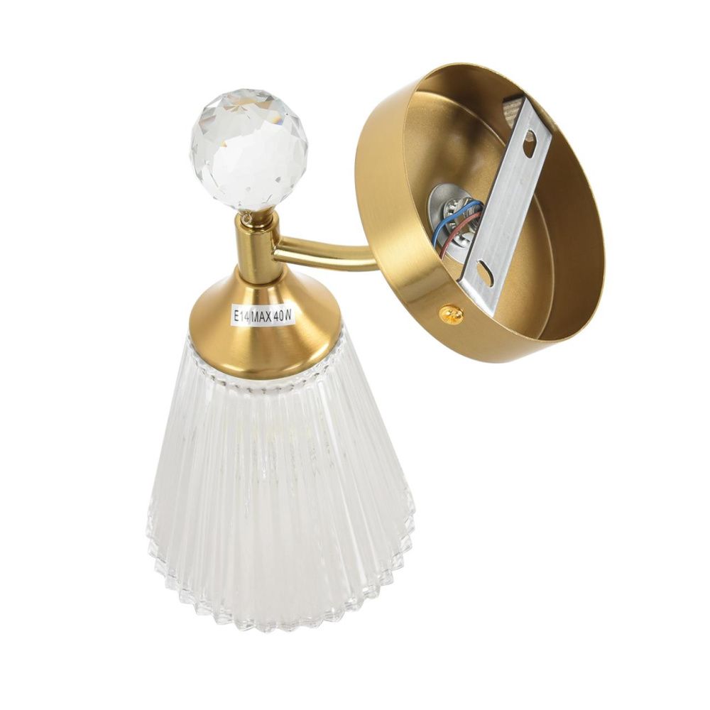 Бра 25*11*21- см, 1*E14*40W, Lumion Aurica 8046/1W, латунь