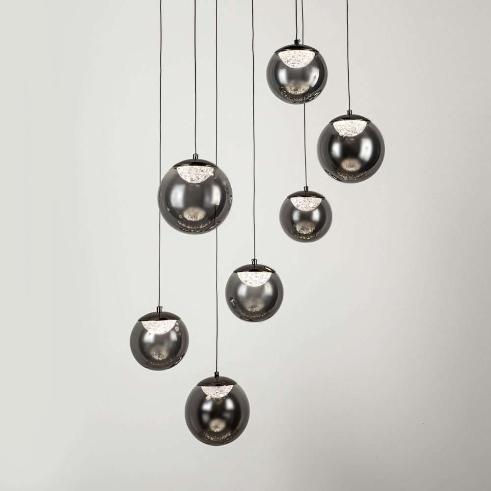 Светильник *60* см, LED*37W, 3000-6000K, Modelux  ML.2338.7 BK, Чёрный