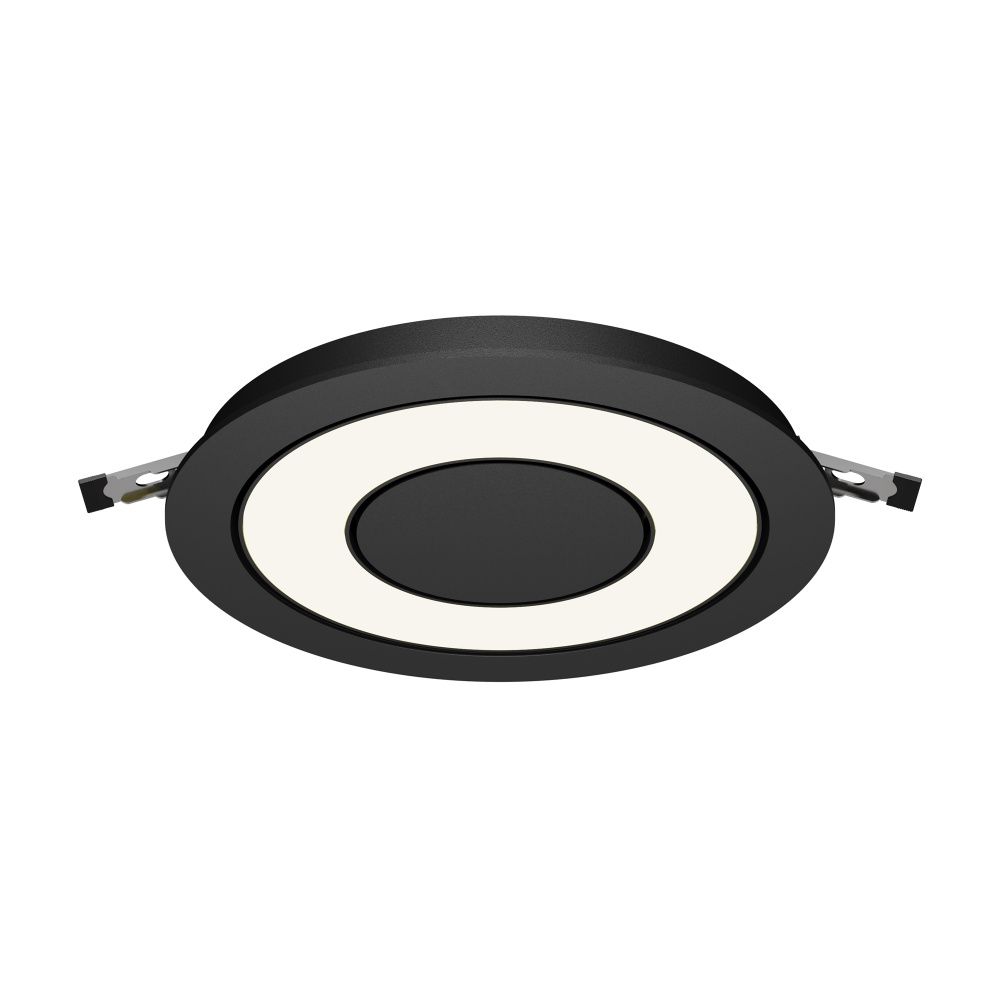 Встраиваемый светильник  DL102-12W4K-B **-3,6 см, *LED*12W, 4000K, Maytoni technical Vector DL102-12W4K-B, Черный