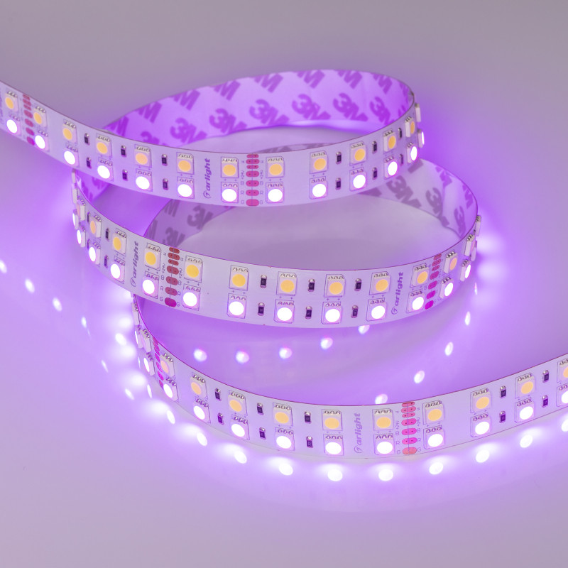 Лента RT-B144-19mm 24V RGBW-White (32 W/m, IP20, 5060, 5m) (Arlight, 32 Вт/м, IP20) 011823(2). Цена указана за 5 метров. Продается кратно 5 метрам.