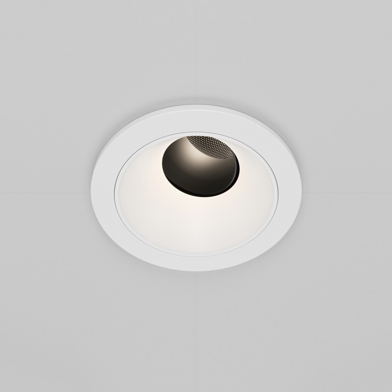 Встраиваемый светильник 6,2*7 см, LED*7W, 4000 К, Wise DL057-7W4K-W Maytoni Downlight, Белый