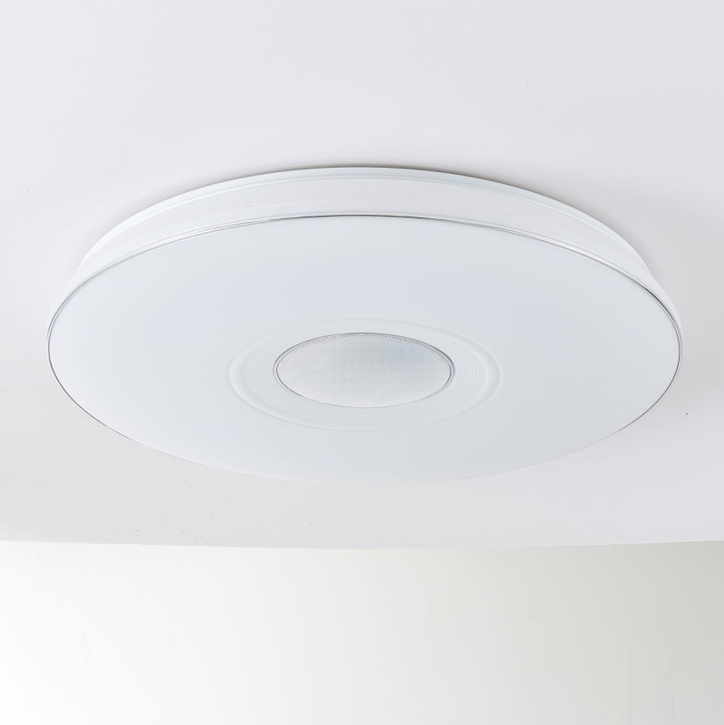 Музыкальный светильник 60*8 см, LED*100 W, 3000-5500 К, Белый Citilux Хром+Белый CL703M101