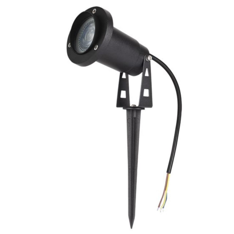 Встраиваемый в грунт светильник 11*8*25 cм, 1*GU10*35W Arte Lamp Elsie A1522IN-1BK черный