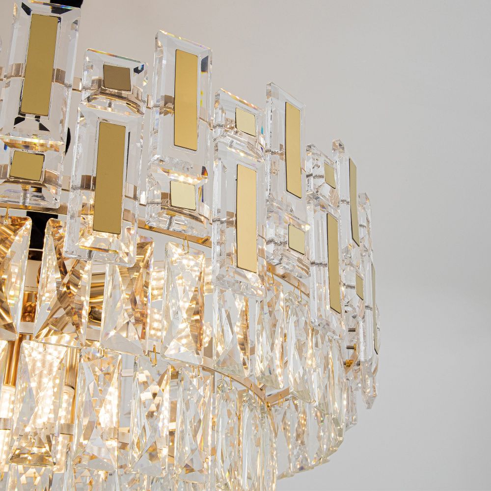 Подвесная люстра 60*60*100 см, Е14 12x40W, Золото MODELUX ML.88801.12